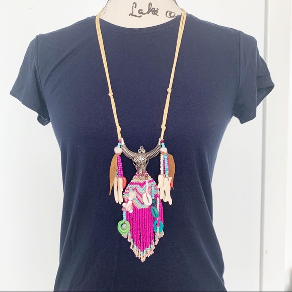 NWT Boho Style Chunky, funky Statement Piece! - Picture 3 of 3